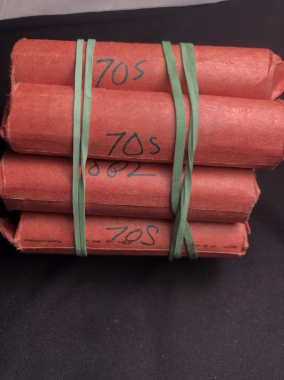 10 - 1970-S - rolls of lincoln cents