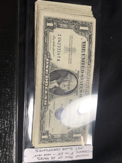 25 - 1957 - 1$ Silver Certificates