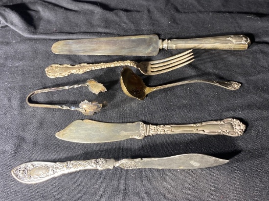 5 pieces of Sterling silverware