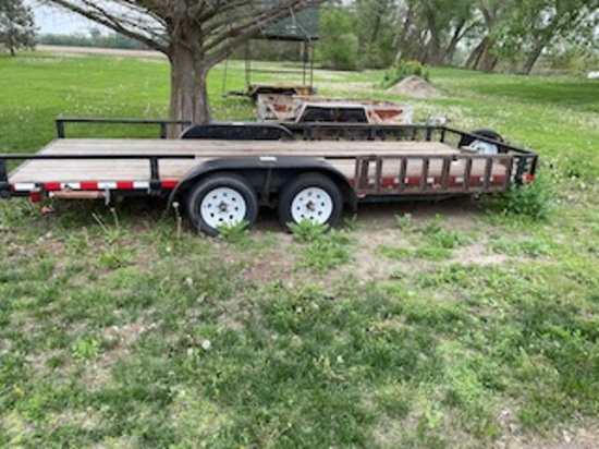 H&H trailer 18x7 ft. - Tandem axel