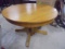45in Round Antique Oak Pedistal Table
