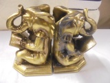 Pair of Elephant Bookends