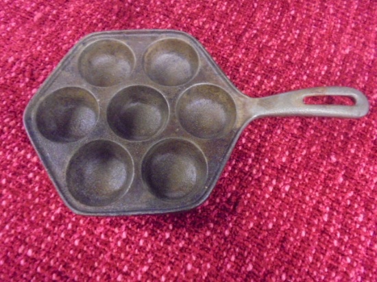 Cast Iron Aebleskiver Pan