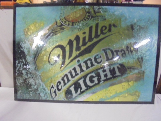 Miller Genuine Draft Light Bar Sign