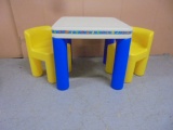 Fisher Price Table and 2 Chairs