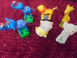 3 Thumb Puppets and 3 Squeeker Toys