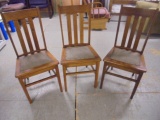 Set of 3 Antique Chairs