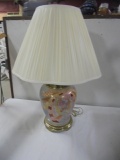 Ceramic Oriental Pattern Lamp
