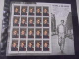 Full Sheet of James Dean Stamps