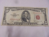 1953-B $5 Red Seal