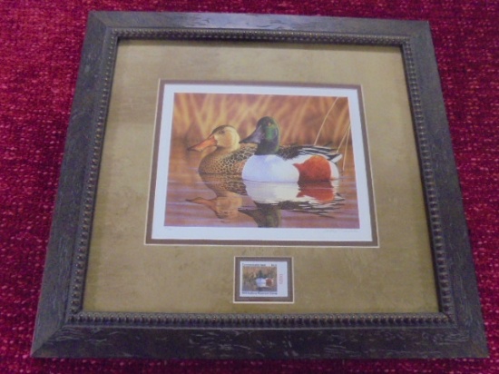 Jeffrey Klinefelter Duck Print with 2008 Indiana Waterfowl Stamp