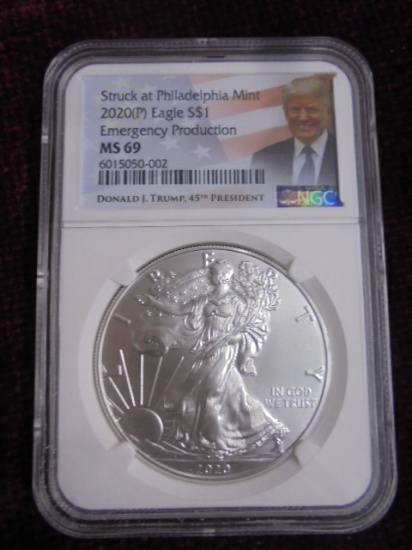 Presidential Emergency Production Silver Eagle