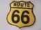 Wooden Route 66 Sign