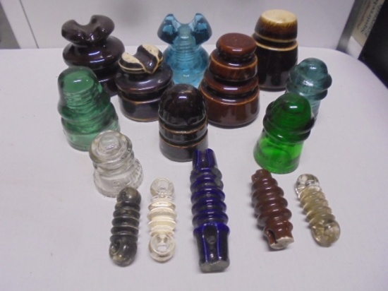 Collection of Glass Insulators