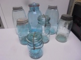 Collection of Old Glass Jars