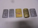 Group of Zippo Lighters