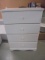 White 4 Drawer Chest of Drawers