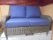 All Weather Wicker Loveseat w/ Cushions