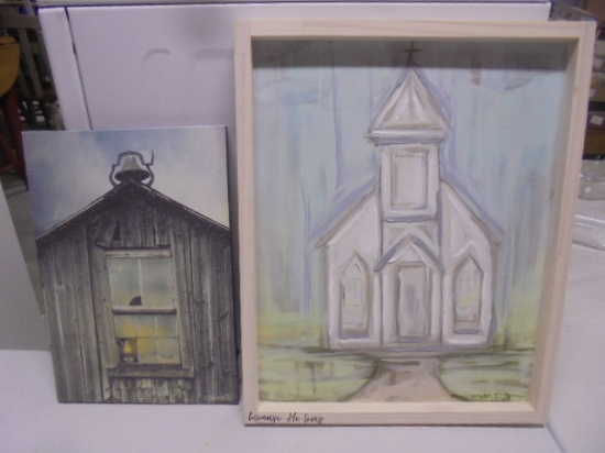 Pair of Church Pictures