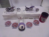 Dale Earnhardt Jr Collectibles w/ 2 Choppers