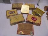 Collection of Cigar Boxes