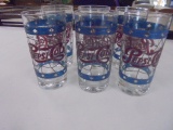 Set of 6 Pepsi Glasses