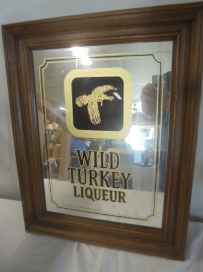 Wild Turkey Bar Mirror