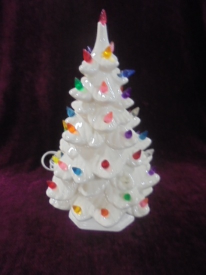 White Ceramic Christmas Tree