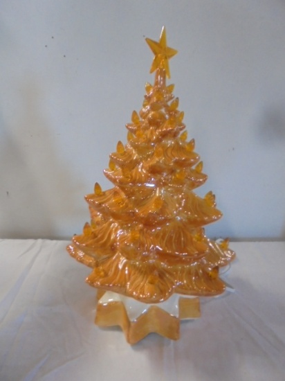 Orange Cermamic Tree