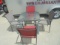 Glass Top Patio Table and 4 Chairs