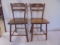 Pair of Childrens Chairs