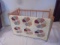 Vintage Doll Crib w/ Baby Quilt
