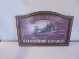 Backwoods Getaway Wall Sign