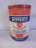 Vintage Seyferts Potato Chip Can