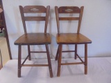 Pair of Childrens Chairs