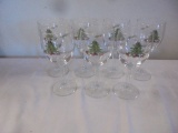 7 Christmas Wine Glasses