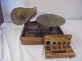 1890s Cast Iron Confectioners Scales and Weights