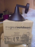 The Great Outdoors Bronze Exterior Wall Mount Light