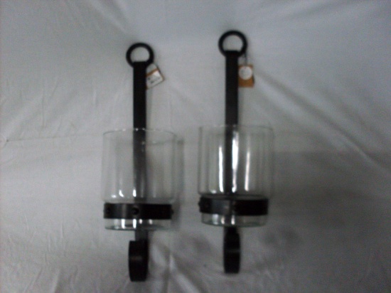 Pair of Hanging Candle Holders