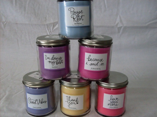 Scented 7 oz candles