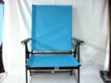 Blue Folding Lawn Chair