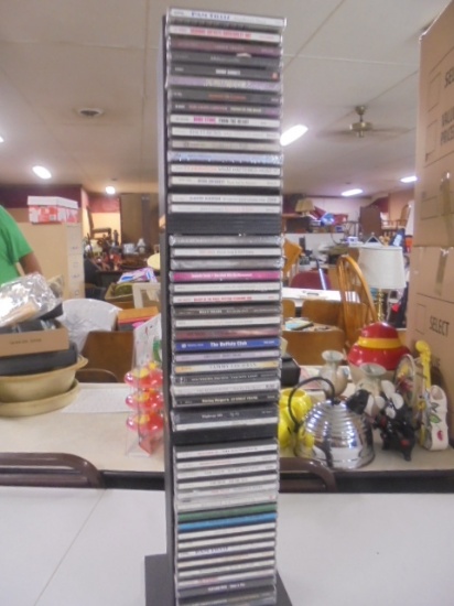 50 Country CD's in Rack