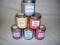 Set of 6 scented candles