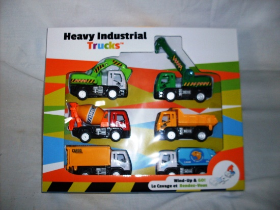 Heavy Industrial Truck Toy Set