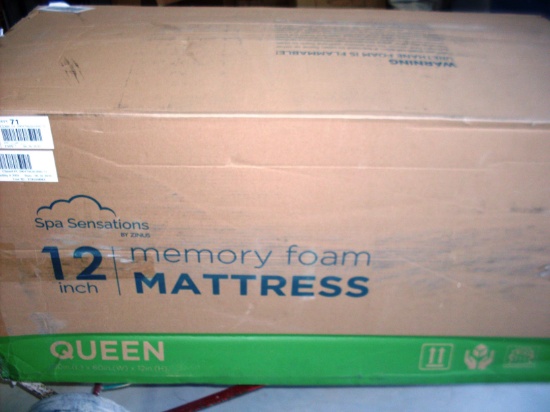 Spa Sensations 12" Queen Size Mattress