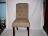 Tan Tufted Accent Chair