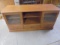 Flat Panel TV Cabinet w/2 Glass Doors