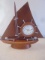 Windsor Wood Sailboat Clock