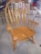 Beautiful Solid Oak Rocker