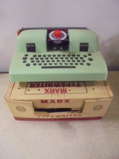 Vintage Marx Toys IBM Lookalike Toy Typewriter